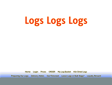 Tablet Screenshot of logslogslogs.co.uk